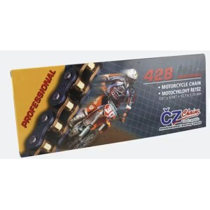 Łańcuch napędowy 520 DZO (102 ogniwa) O-Ring do 750 ccm + zakuwka drążona