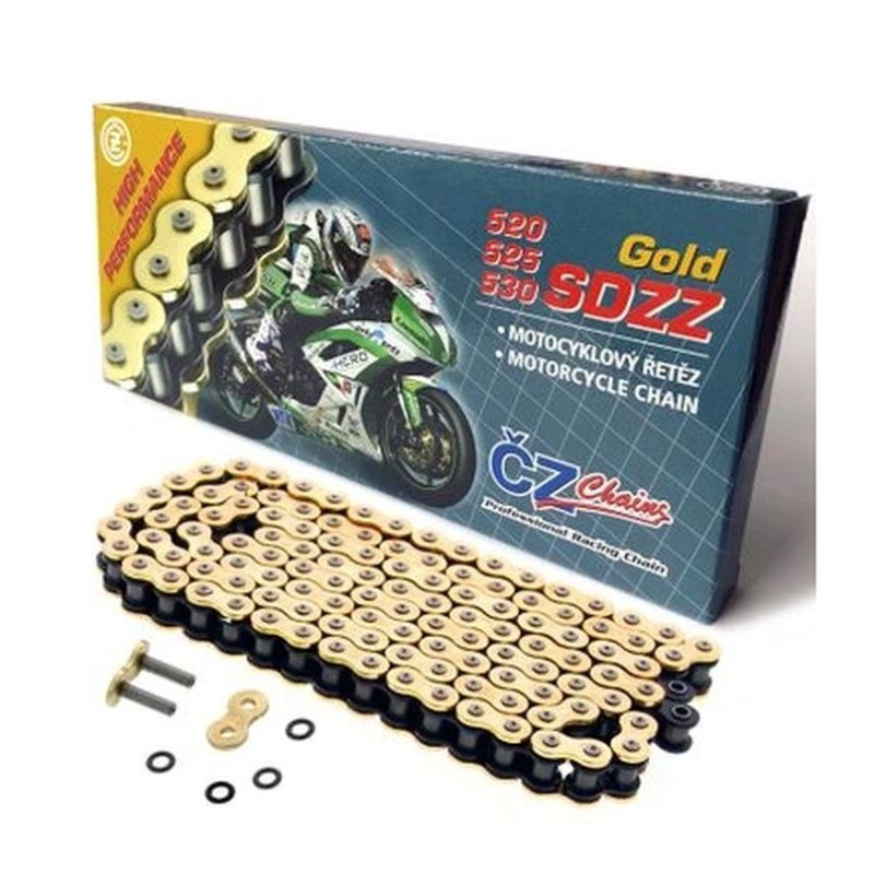 CZ ŁAŃCUCH NAPĘDOWY 530 SDZZ (114 OGNIW) ACTIVE RING (X-RING) ZŁOTY