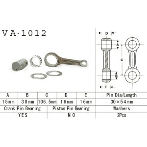 Korbowód VESRAH HONDA TRX 200 '90-'97 (VA1012) - MADE IN JAPAN