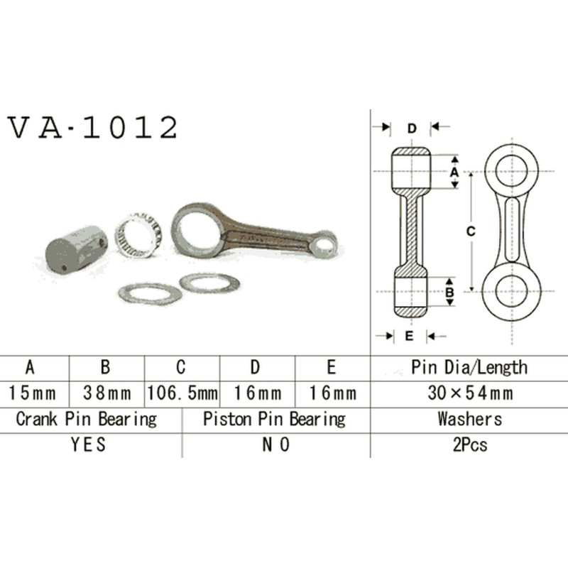Korbowód VESRAH HONDA TRX 200 '90-'97 (VA1012) - MADE IN JAPAN