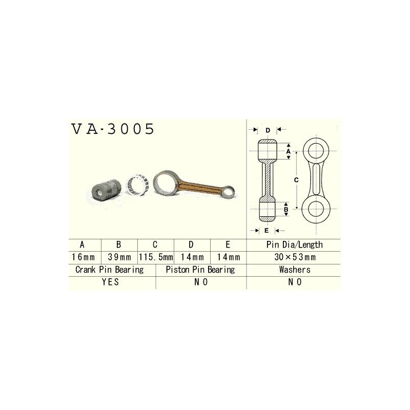 VESRAH KORBOWÓD SUZUKI LTF 250 (LTF250) OZARK '02-'14, QUADRUNER '87-'02 (VA3005)