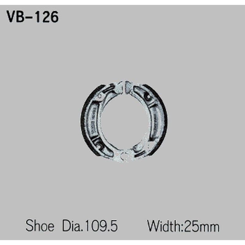 Szczęki hamulcowe VESRAH do Honda XR 600R '85-'90, XR 250R '84-'91 (MADE IN JAPAN)