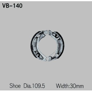 VESRAH SZCZĘKI HAMULCOWE HONDA XL 250R '82-'87, XL350R '84-'86 (MADE IN JAPAN)