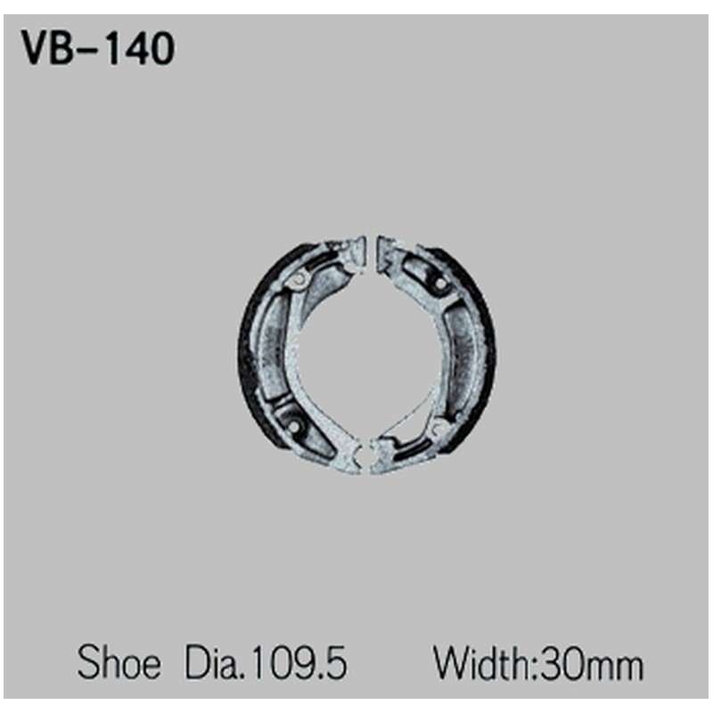 VESRAH SZCZĘKI HAMULCOWE HONDA XL 250R '82-'87, XL350R '84-'86 (MADE IN JAPAN)