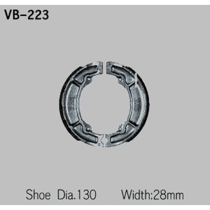 VESRAH SZCZĘKI HAMULCOWE YAMAHA XT 350 \'85-\'91, TT 350 \'83-\'93, TT 600 \'83-92 (MADE IN JAPAN)