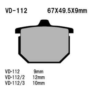 Klocki hamulcowe Vesrah KH29 Honda CX500 GL1000 GL1100