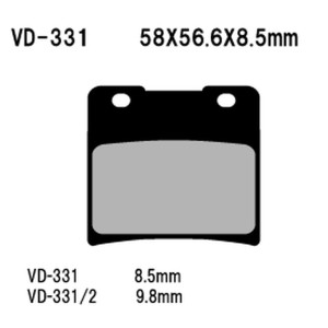 Klocki hamulcowe VESRAH KH103 Suzuki VS600/750/800/1400 - Made in Japan