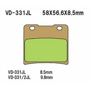 Klocki hamulcowe VESRAH KH103 Suzuki VS 600/750/800/1400 - Złote, Made in Japan