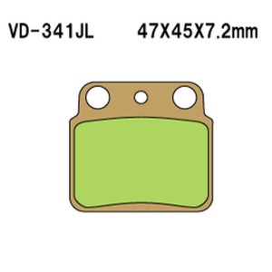 Klocki hamulcowe VESRAH KH137 - metaliczne, made in Japan