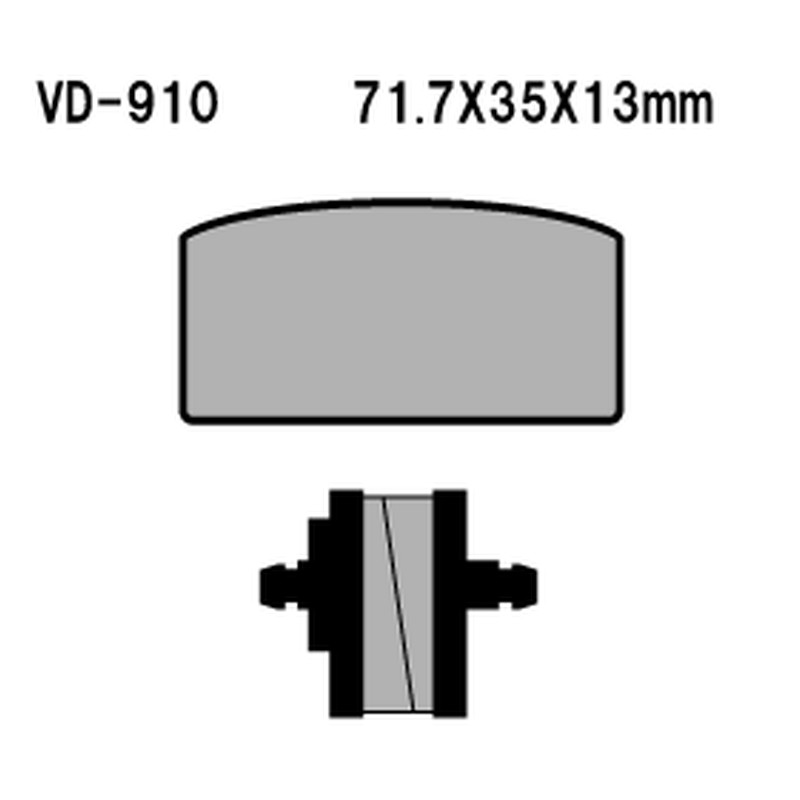Klocki hamulcowe VESRAH KH22 BMW R60/75/80/90/100 - Made in Japan