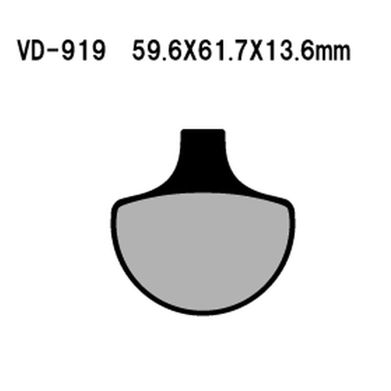 Klocki hamulcowe VESRAH KH94 do Harley Davidson - Made in Japan