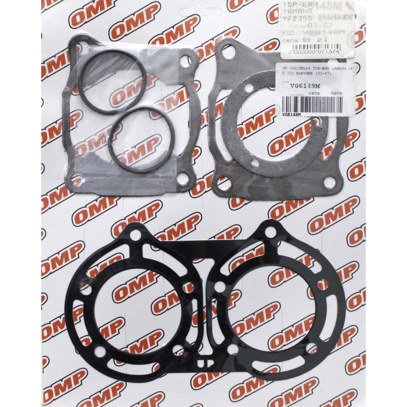 Uszczelki top-end Yamaha YFZ 350 Banshee '03-'07 - Wyprzedaż na JR (OMP)