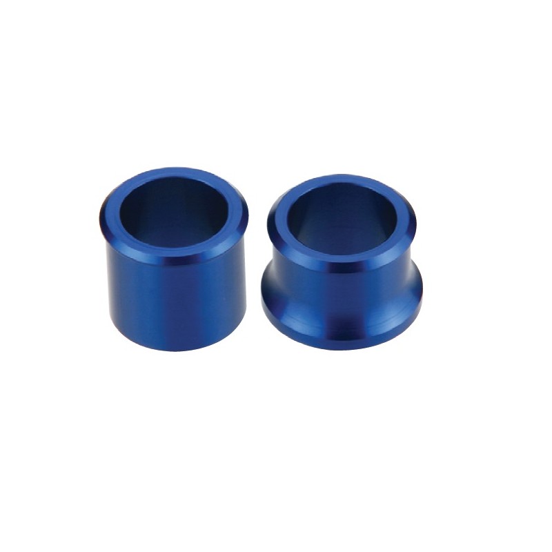 Tulejki dystansowe koła przód Yamaha YZ YZF 250 450 niebieskie