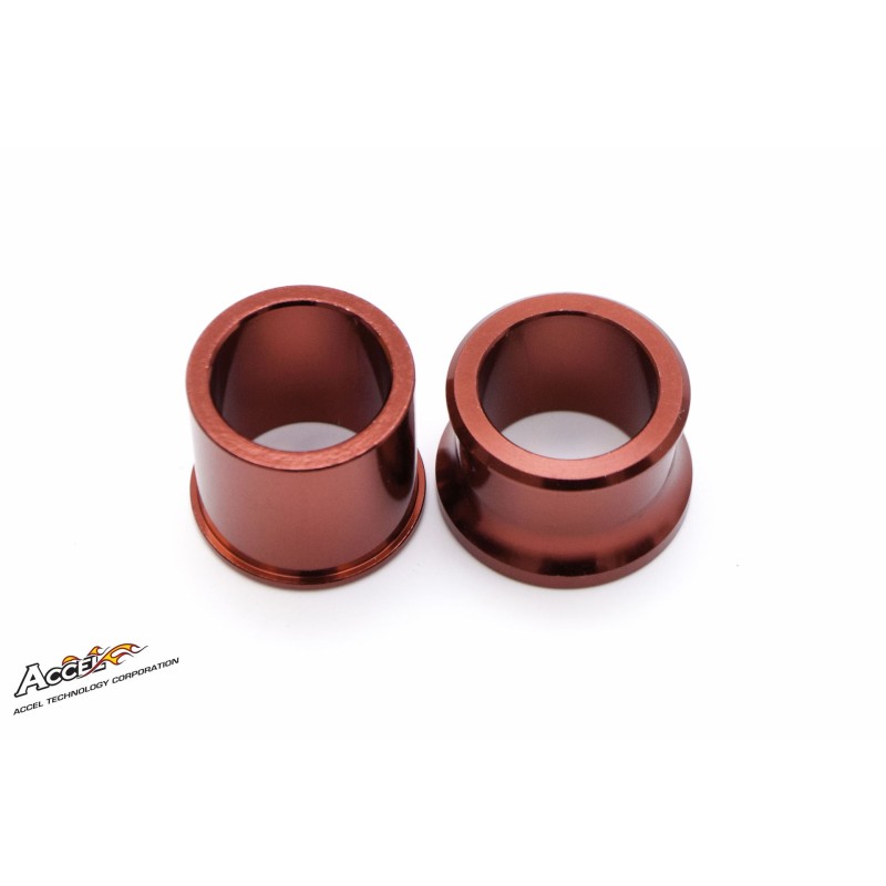 Tulejki dystansowe koła przednie Yamaha YZ YZF 250 450 02-07 czerwone - PROMOCJA