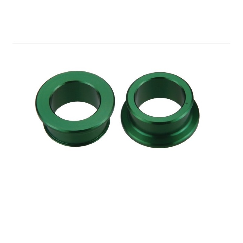 Tulejki dystansowe koła tył Kawasaki KX/KXF, Suzuki RMZ 250 - zielony