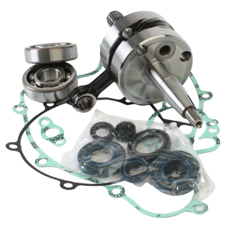 Wał korbowy WISECO KX 65 '00-05, RM 65 '03-05 z łożyskami i uszczelniaczami