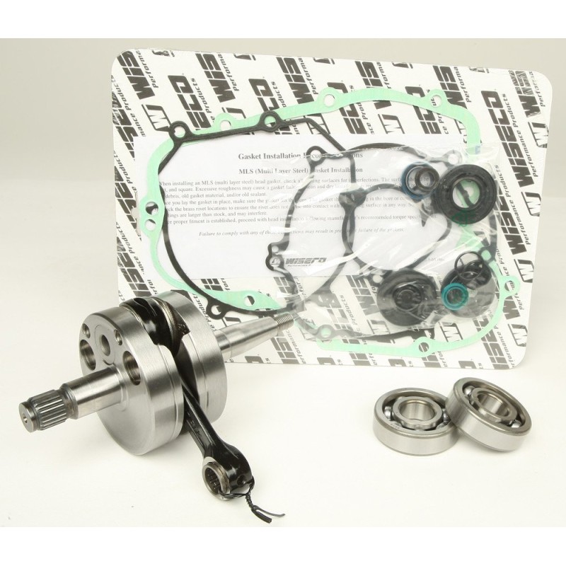 Wał korbowy Kawasaki KX 80/85 '91-'05 z łożyskami i uszczelniaczami