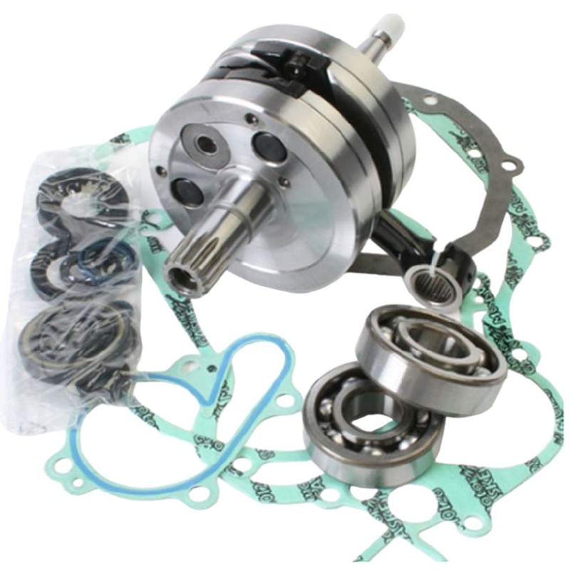 Wał korbowy Yamaha YZ 125 '01-'04 złożony z łożysk i uszczelniaczy