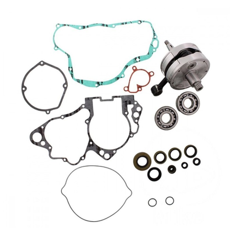 WISECO WAŁ KORBOWY SUZUKI RM 250 '03-'04 z ŁOŻYSKAMI I USZCZELNIACZAMI NA WAŁ - HR405