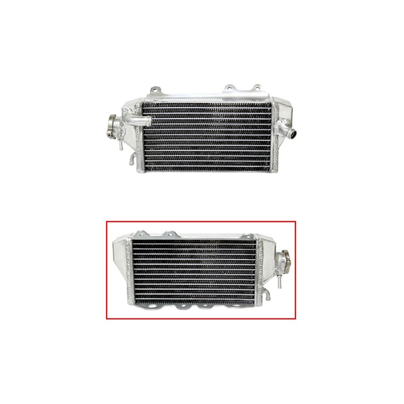 Psychic Chłodnica Kawasaki KXF 450 '12-15 Wzmocniona Prawa Pojemność z Korkiem