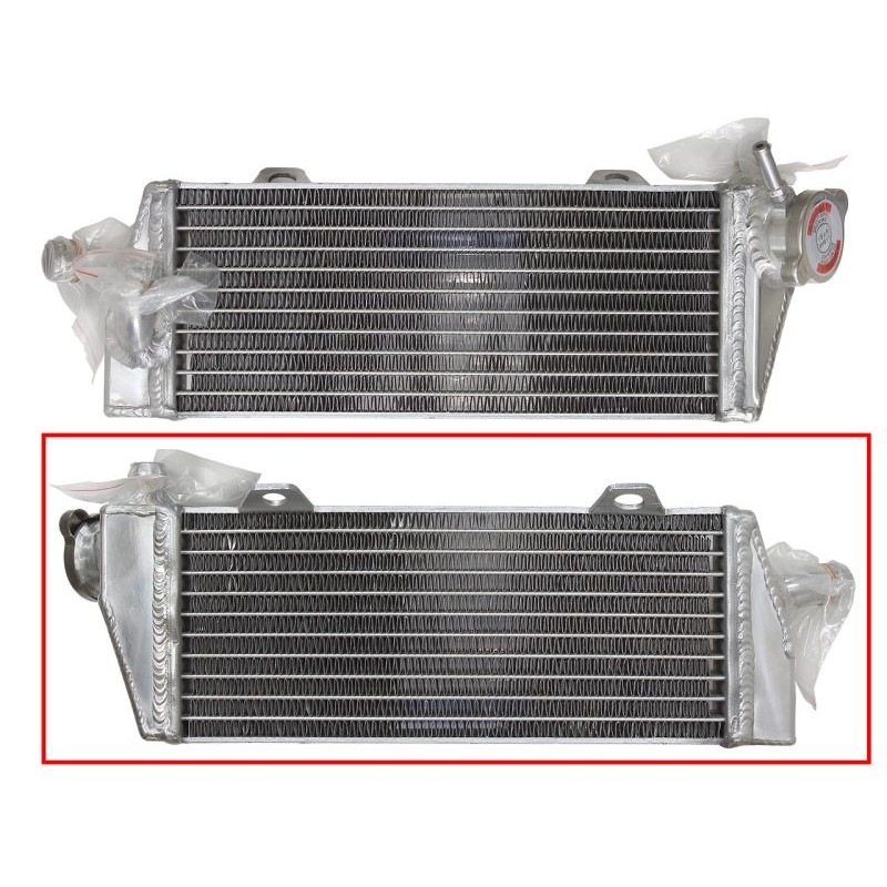 PSYCHIC CHŁODNICA KTM SX 125 16-18, SX 250 17-18, SXF 250/350 16-18, EXCF 250/350 17-18 WZMOCNIONA O ZWIĘKSZONEJ POJEMNOŚCI PRAW