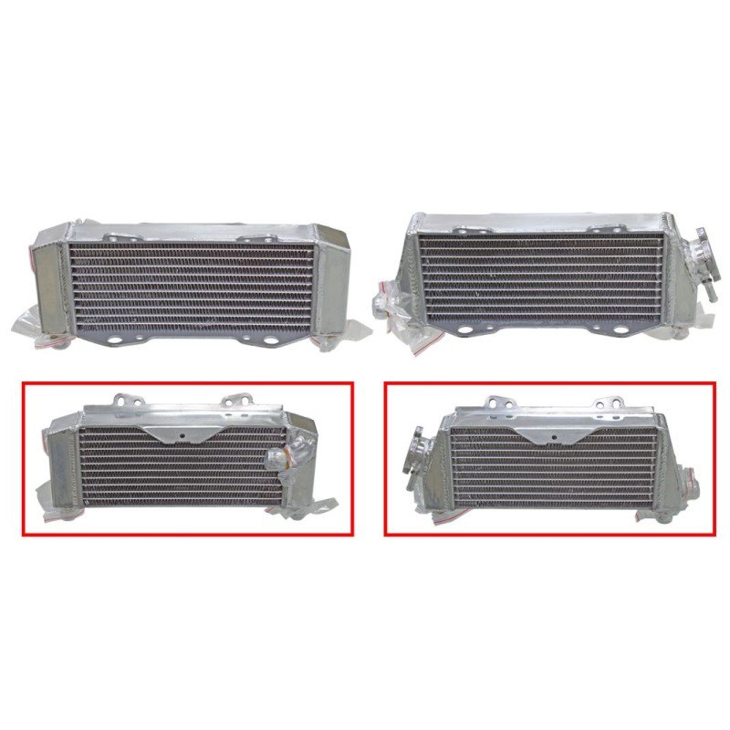 Chłodnica Kawasaki KX 250 '05-'08 Wzmacniona Pojemność Lewa