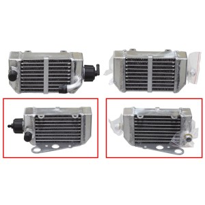 PSYCHIC CHŁODNICA GAS GAS MC 65 '21-'23, KTM SX 50 '12-'23 WZMOCNIONA O STANDARDOWEJ POJEMNOŚCI LEWA (SZT.)