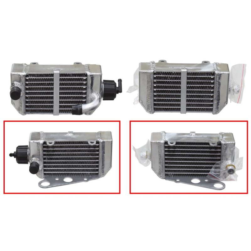 PSYCHIC CHŁODNICA GAS GAS MC 65 '21-'23, KTM SX 50 '12-'23 WZMOCNIONA O STANDARDOWEJ POJEMNOŚCI LEWA (SZT.)