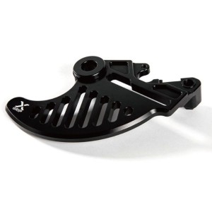 Osłona tylnej tarczy hamulcowej KTM SX/SX-F/SXF/XC/XCF `23-, HUSQVARNA TC/FC/TX/FX `23- (OŚ 22MM) - czarna