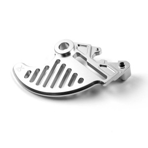 Osłona tylnej tarczy hamulcowej KTM SX / SX-F '23-, EXC / EXC-F '24-, HUSQVARNA TE/FE '24: GASGAS '24- - Srebrna