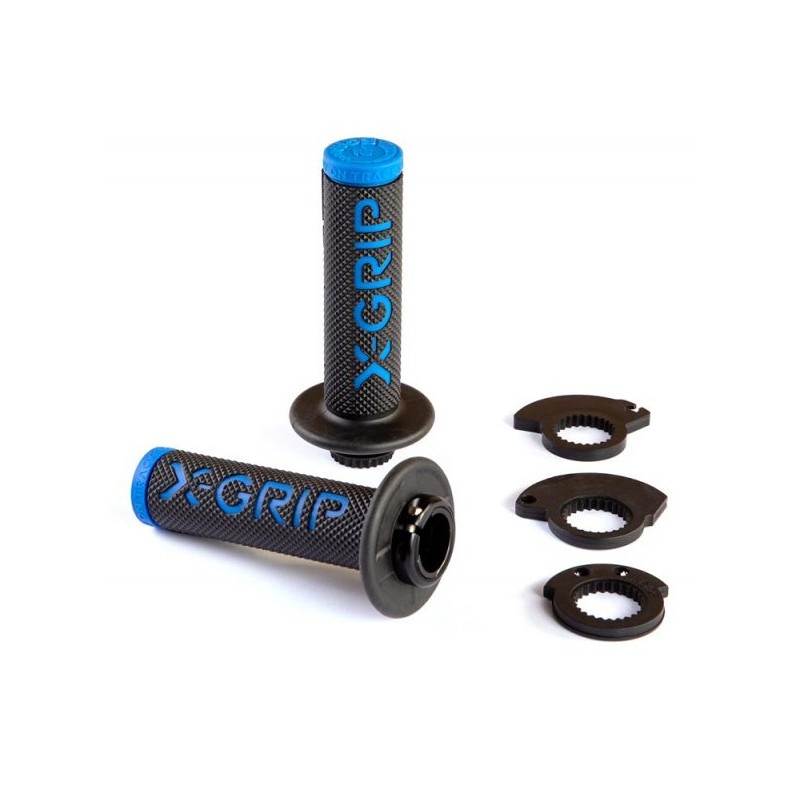 Manetki BRAAAAP Grips Lock-On-Grip Niebieskie