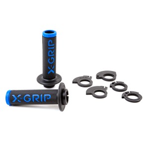 Manetki X-GRIP PROMOCJA, BRAAAAP GRIPS LOCK-ON-GRIP (NIEBIESKIE)