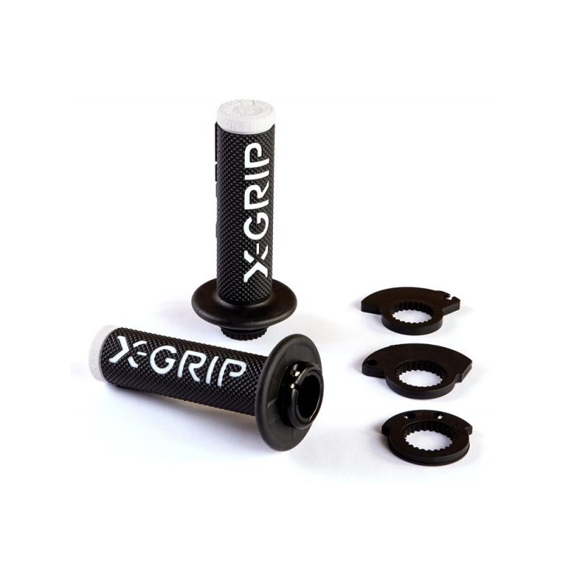 Manetki X-GRIP BRAAAAP Grips Lock-On-Grip Biały