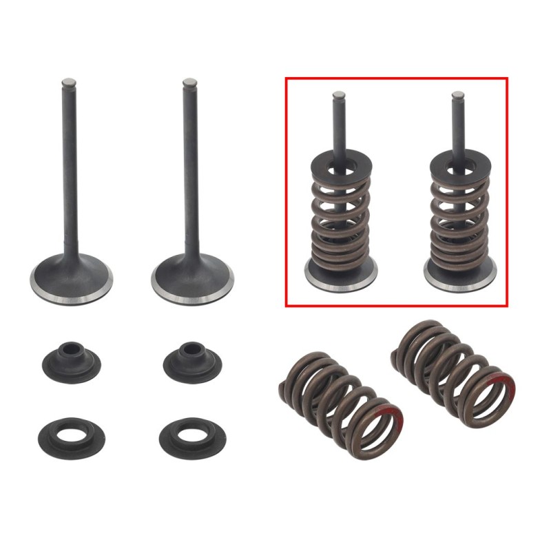 Zawory wydechowe do HONDA CRF 450R '07-'08 (komplet 2 szt. stalowych)