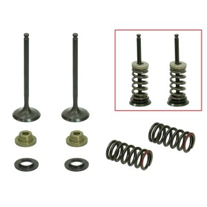 Zawory wydechowe Yamaha YZF 250 \'01-\'13, WR250F \'01-\'13 (komplet 2 szt. zaworów)