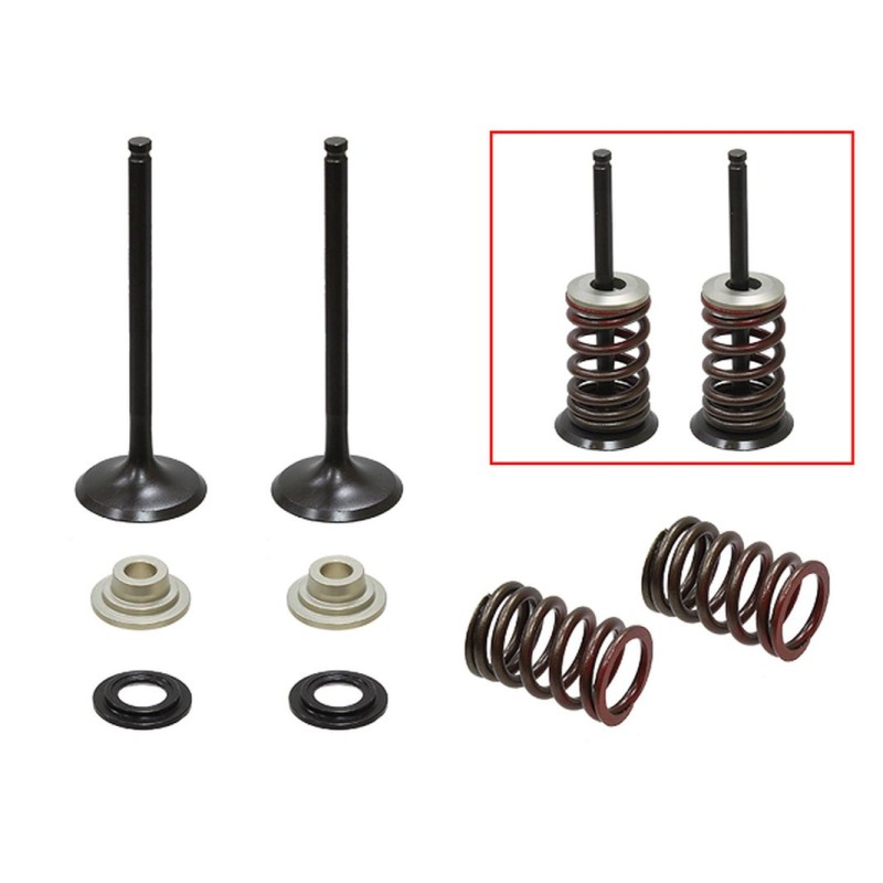 Zawory wydechowe Suzuki RMZ 450 '05-'06 (komplet 2 szt. stalowych)