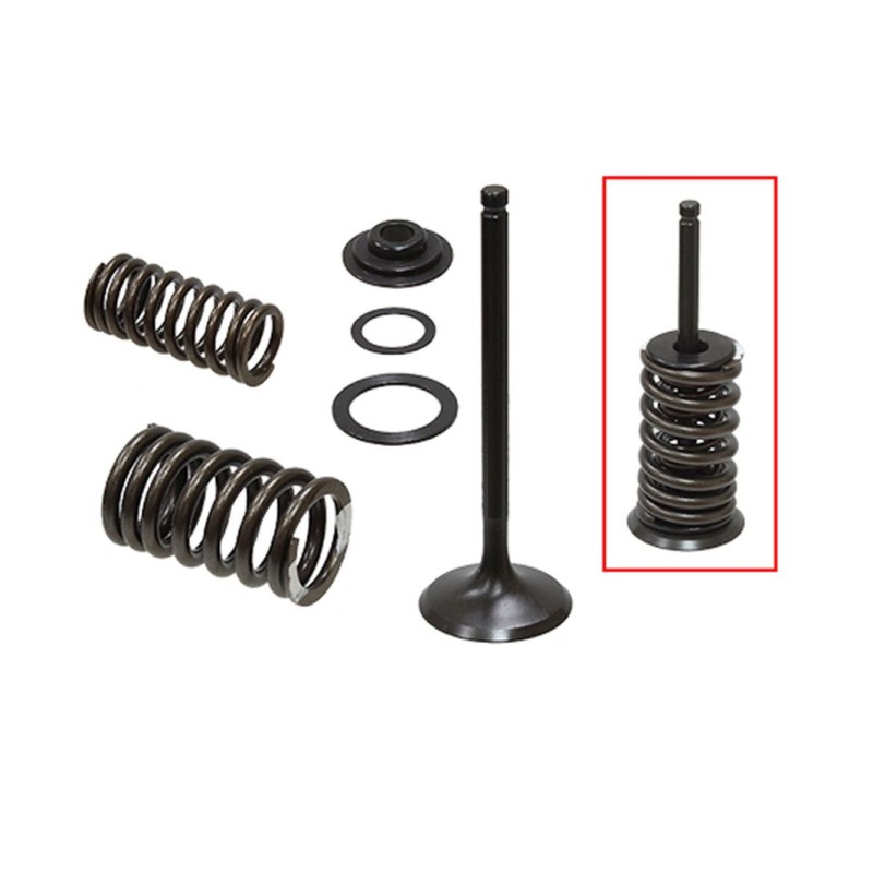 Psychic zawór ssący kompletny zestaw do HONDA CRF 150 F '03-'05, CRF 230 L / F '03-'19 stalowy