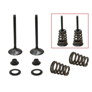 Psychic Zawory Ssące (Komplet 2 Szt. Zaworów ze Sprężynami i Podkładkami) Husaberg FE 450 / 550 / 650, FS 650 '04-'08, KTM SXS