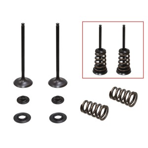 Zawory ssące do KTM SX-F / EXC-F 250 '05-'07 - kompletny zestaw 2 szt. z zaworami, sprężynami i podkładkami