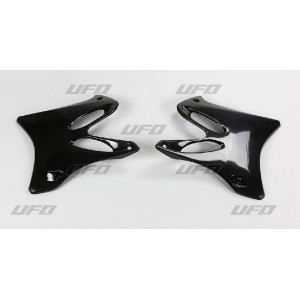 UFO OSŁONY CHŁODNICY YAMAHA YZ 125/250 '02-'13 KOLOR CZARNY - WYPRZEDAŻ