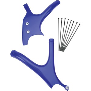 Osłona ramy Yamaha YZ 125/250 '02-'04 - niebieska