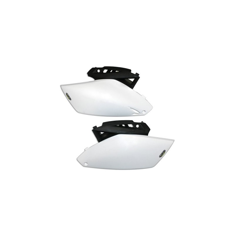 UFO BOCZKI TYLNE YAMAHA YZF 250 '10-'12 BIAŁE - Sklep Moto