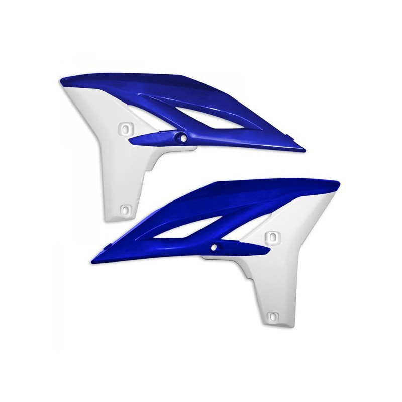 Osłona chłodnicy Yamaha YZF 250 '11-'13, WRF 450 '12-'15 - OEM (biały/niebieski)