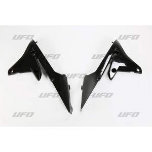 UFO OSŁONY CHŁODNICY YAMAHA YZF 250 \'14-\'18, YZF 450 \'14-\'17, WRF 250 \'15-\'19, WRF 450 \'16-\'18 - KOLOR CZARNY