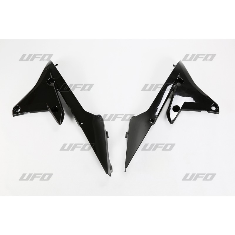 UFO OSŁONY CHŁODNICY YAMAHA YZF 250 \'14-\'18, YZF 450 \'14-\'17, WRF 250 \'15-\'19, WRF 450 \'16-\'18 - KOLOR CZARNY