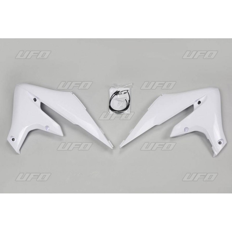 UFO OSŁONY CHŁODNICY YAMAHA YZF 250 '19-'22, WRF 250 '20-'25, YZF 450 '18-22, WRF 450 '19-'25 BIAŁE