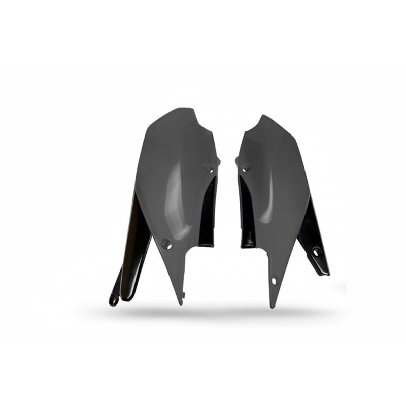 UFO BOCZKI TYLNE YAMAHA YZF 250 '19-'21, WRF 250 '20-'21, YZF 450 '18-21, WRF 450 '19-'21 - KOLOR SZARY