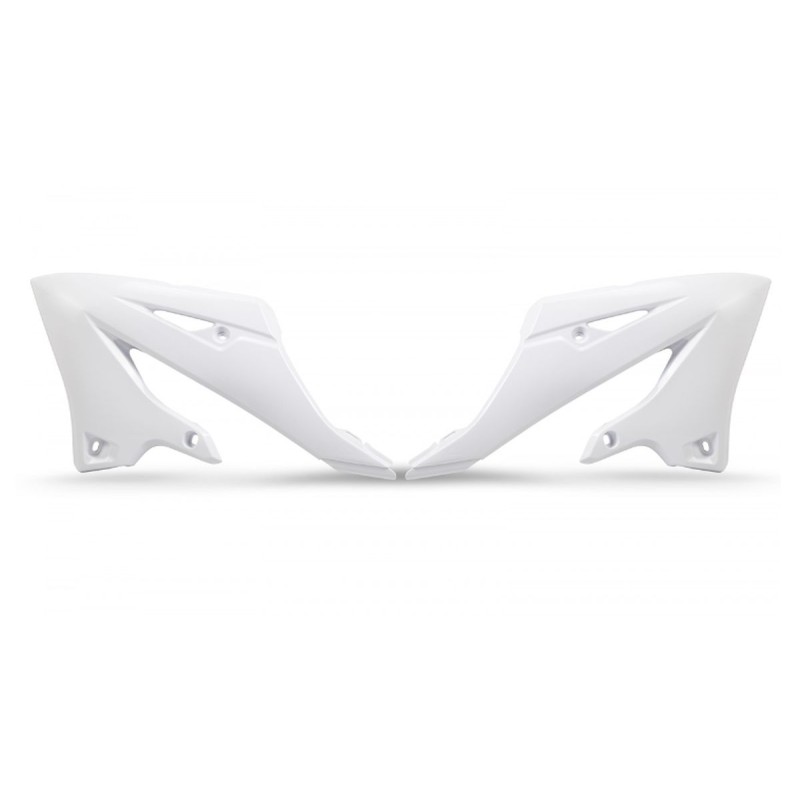 Osłona chłodnicy Yamaha YZ 125/250 '22-'24 - Biały kolor