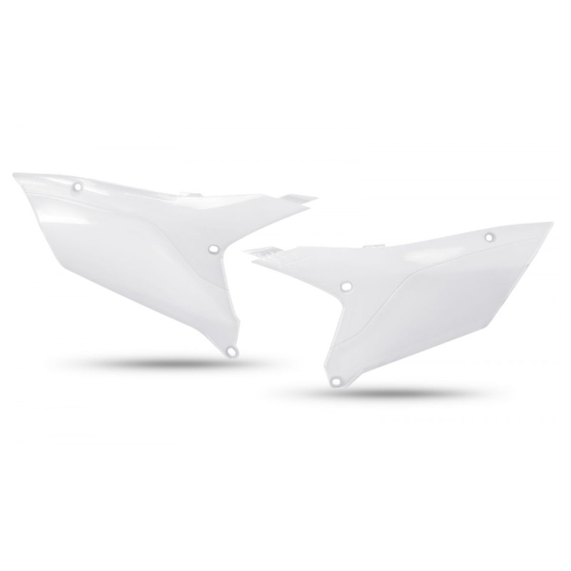 Białe boczki tylne Yamaha YZF 450 '23-'25, YZF 250 '24-'25 - Sklep Motocyklowy