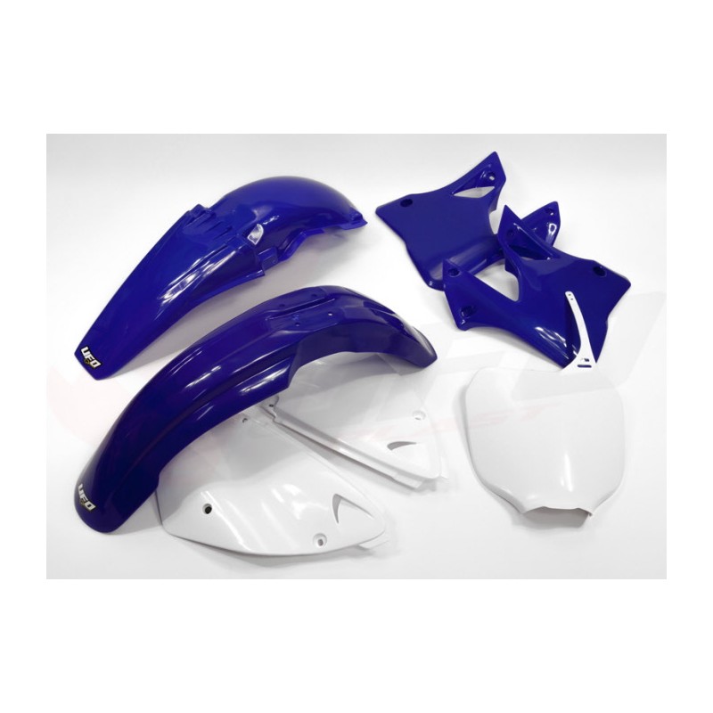 Komplet plastików Yamaha YZ 125/250 '00-'01 OEM biały/niebieski
